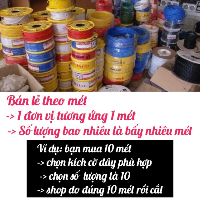 [Bán lẻ theo 1 mét] Dây điện đôi mềm VCMD CADIVI / 2x0.5 - 2x0.75 - 2x1.0 - 2x1.5 (mm)