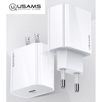 Củ Sạc Nhanh Pd USAMS T34 Cho Iphone Oppo Samsung Huawei Vivo Xiaomi