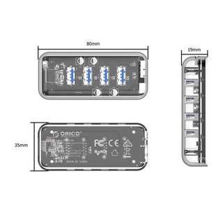 Bộ chia 4 cổng USB 3.0 ORICO