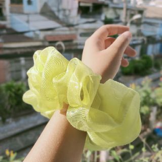 cod 2020Giant Scrunchies - Dây cột tóc vải Scrunchies