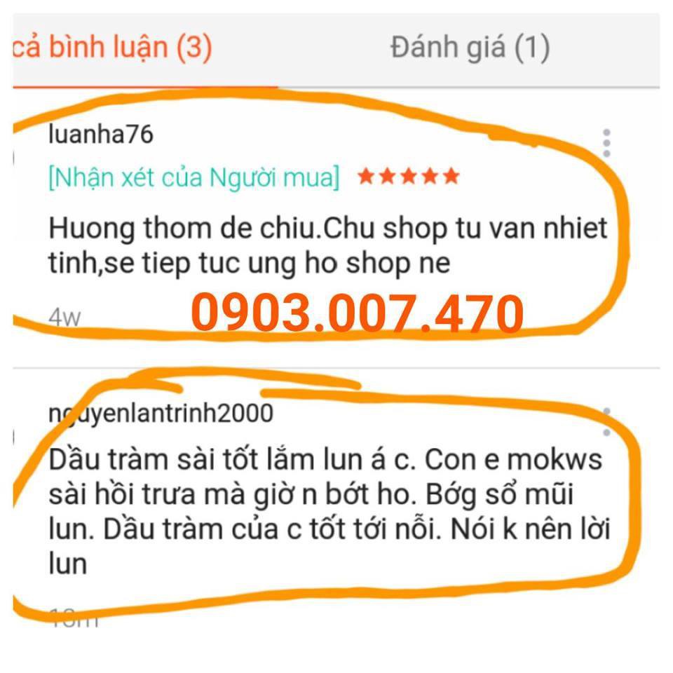 Dầu Tràm Huế loại 1 cho bé 100ml phòng nget và sổ mũi