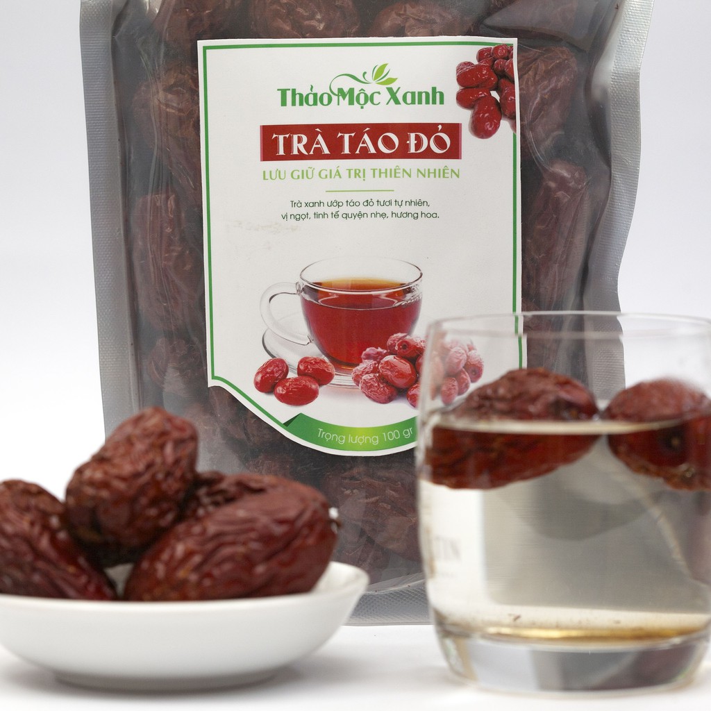 Táo đỏ sấy khô gói 100g | BigBuy360 - bigbuy360.vn