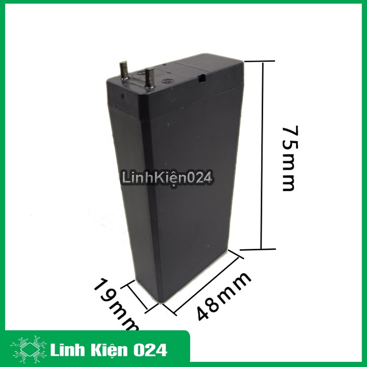 Pin Đèn Pin Vợt Muỗi 4V 1600mA 48x19x75mm | BigBuy360 - bigbuy360.vn