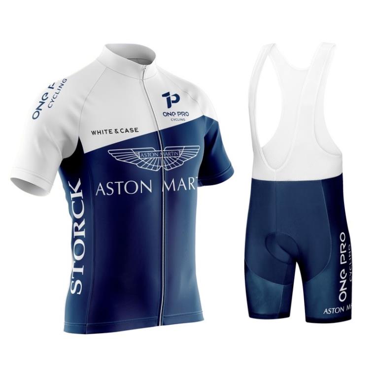 Bộ Quần Áo Đạp Xe Tay Ngắn Thời Trang Đi Xe Đạp Leo Núi One Pro Aston Martin Storck Cho Nam !