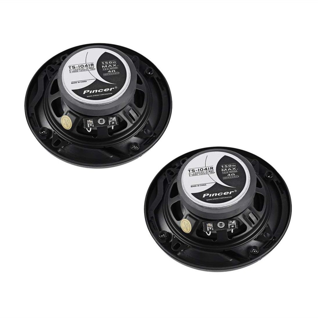 Bộ 2 Loa Cánh Cửa Ô Tô Cao Cấp - Loa Đồng Trục  Pincer 1041R   2 Đường Tiếng - Công Suất 150W Max