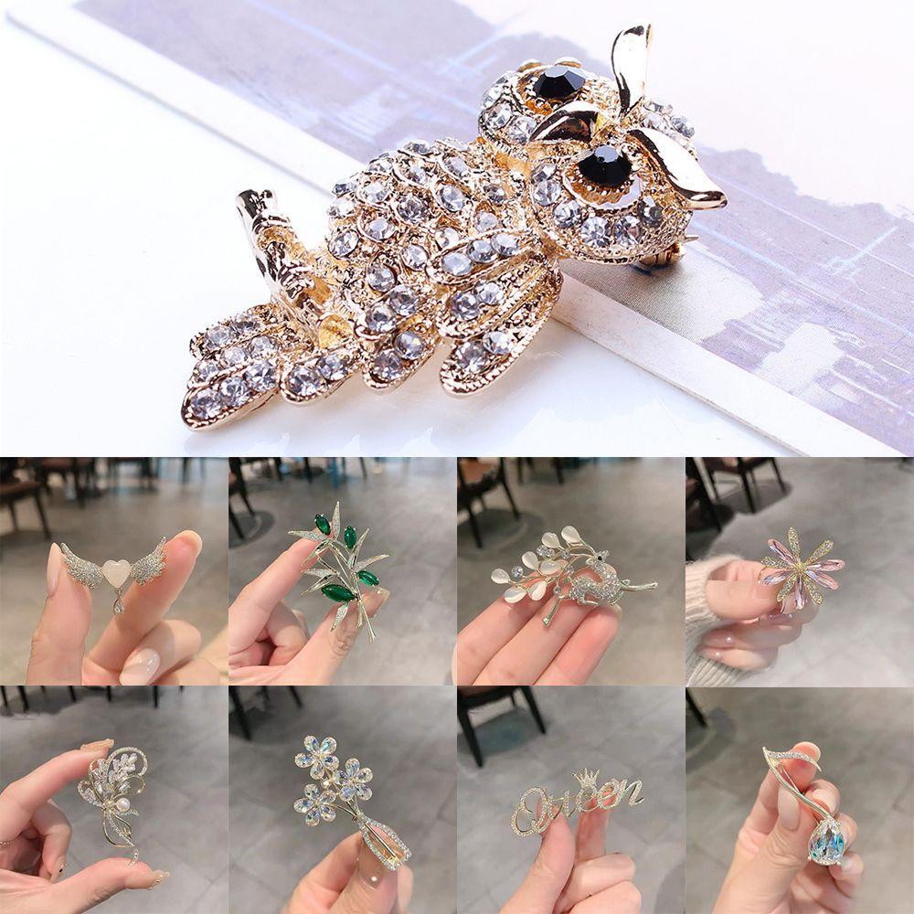 ❈Rowan❈ Trâm Cài Áo Hình Động Vật Thời Trang Cao Cấp|Ghim Phụ Nữ|Phụ Kiện Áo Khoác Côn Trùng Cổ Điển