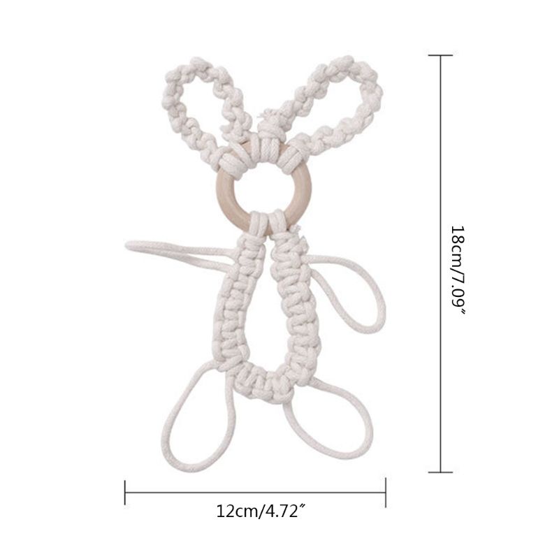Đồ chơi gặm nướu bằng gỗ tự nhiên cho bé
