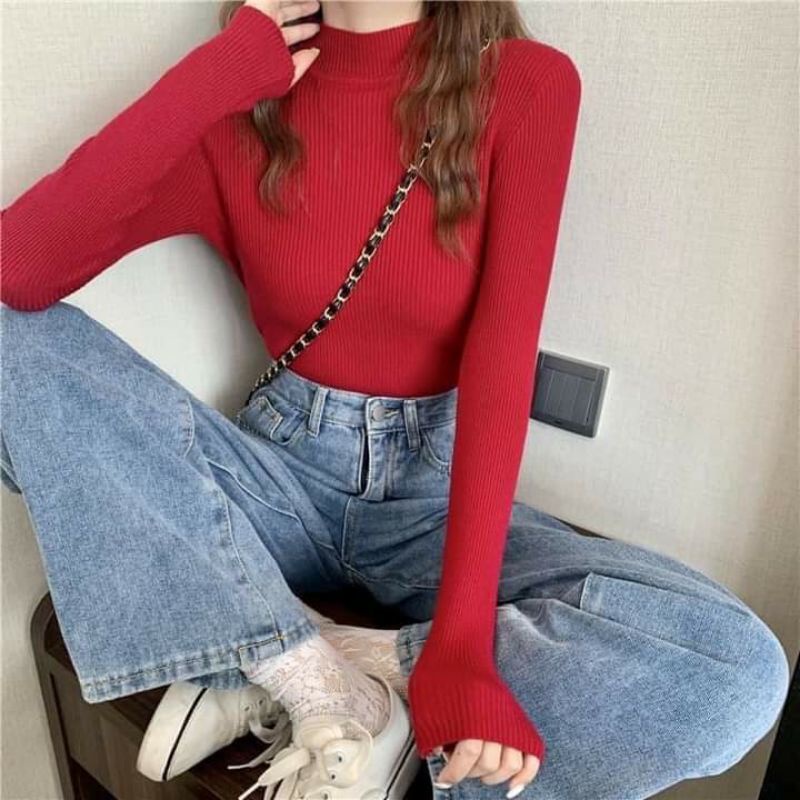 [Rẻ Vô Địch] Áo  BO TĂM CỔ LỌ 3 PHÂN