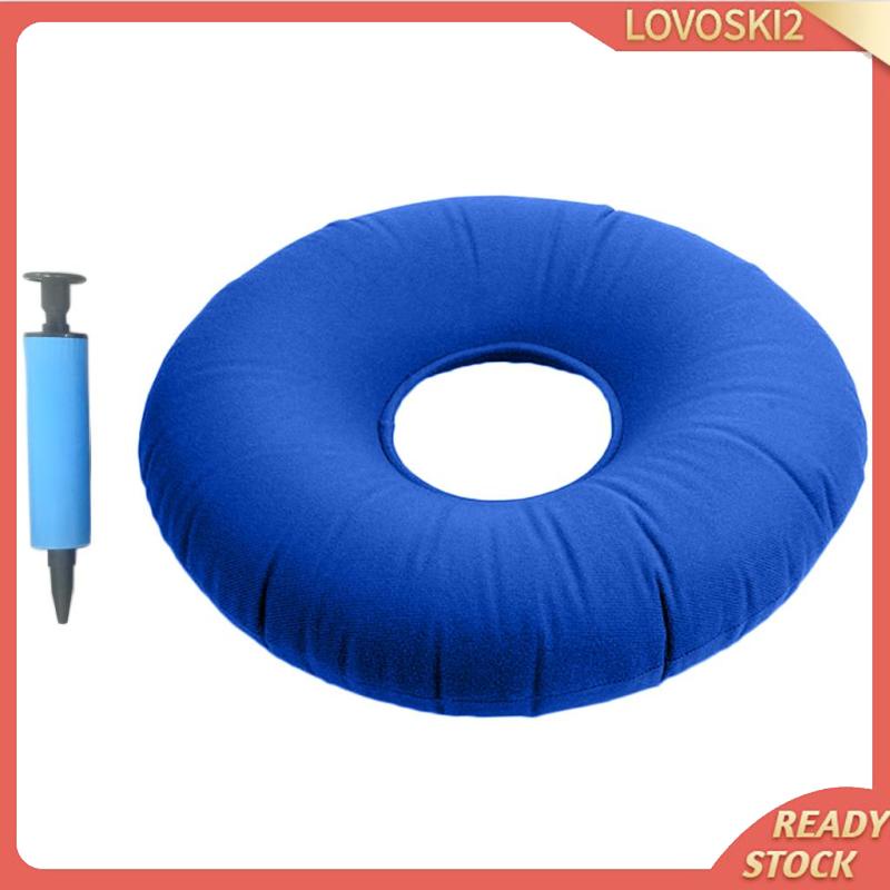 Đệm Ngồi Bơm Hơi Hình Bánh Donut 14 Inch Giảm Đau Bệnh Trĩ #3