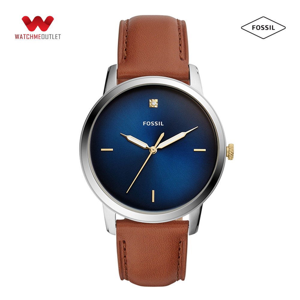 Đồng hồ Nam FOSSIL FS5499I Máy Pin Kính Khoáng