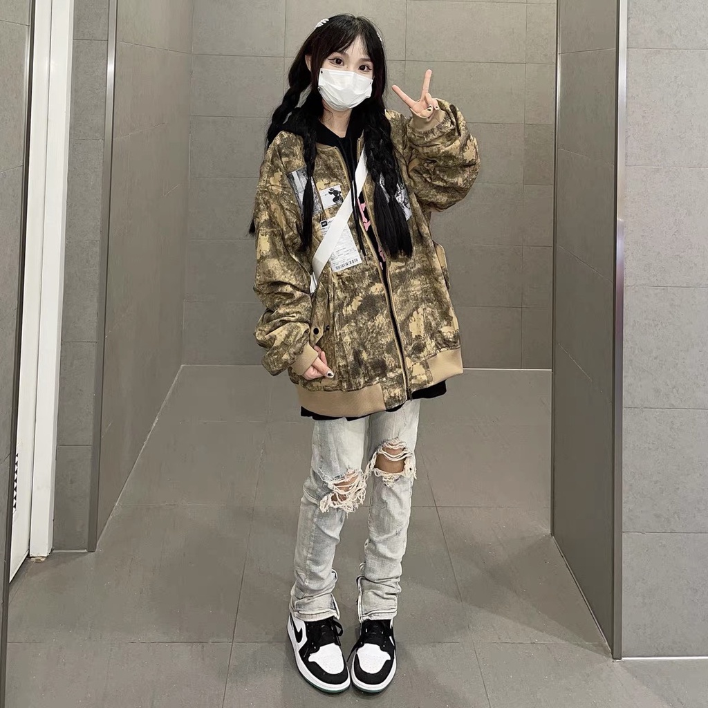 Áo Khoác Gió Bomber Họa Tiết Rằn Ri Độc Lạ, Áo Khoác Hot Trend Mùa Đông 2022 𝘽𝙮.𝘾𝙖𝙢𝙘𝙖𝙢
