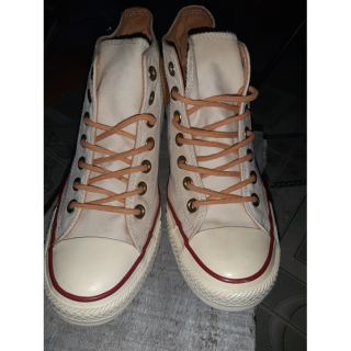 giày converse kem real size 38 2hand vintage cond 9.5