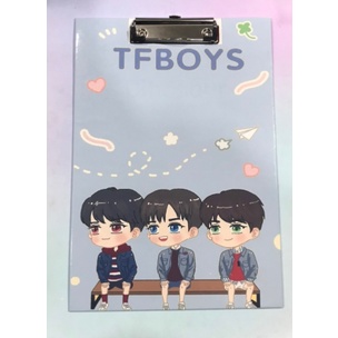 Kẹp tài liệu bìa cứng tfboys KTLG35 dễ thương cute size A4 hoạt hình