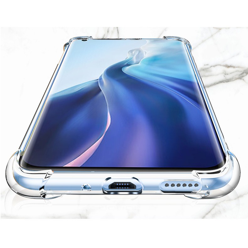 Ốp lưng Xiaomi Mi 10s / Mi 10 / Mi 10 Pro / Mi 10 Ultra dẻo TPU trong suốt lồi 4 góc chống sốc chống va đập mạnh