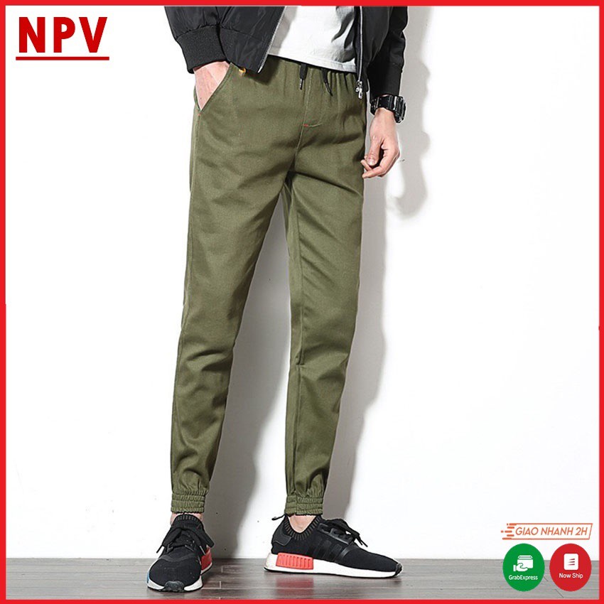 Quần jogger nam kaki NPV kiểu dáng thể thao,quần dài nam chất liệu kaki co giãn không nhăn | BigBuy360 - bigbuy360.vn
