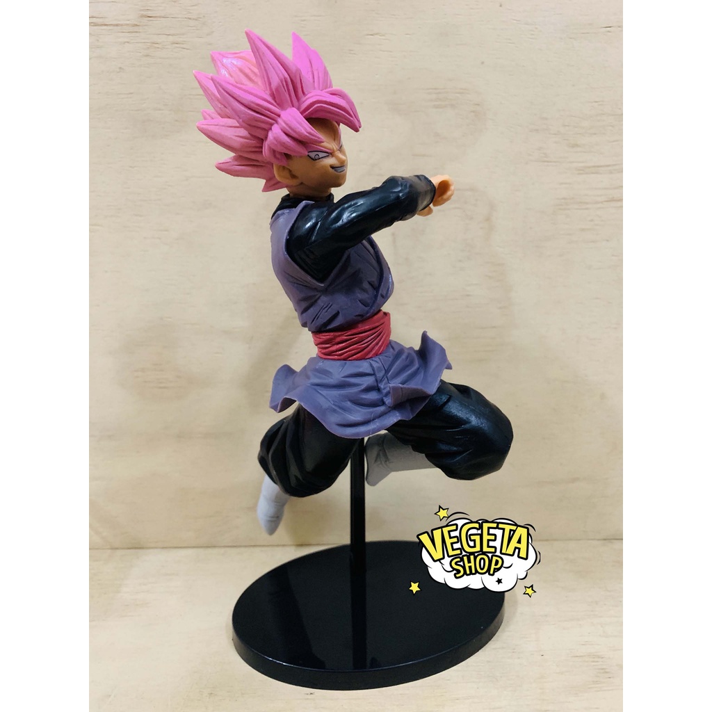 Mô hình Goku Rose Dragon Ball Super - Mô hình Songoku Son Goku Black Super Saiyan Rose - Goku tóc hồng - Cao 18~22cm