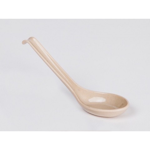 10 Tô tròn xoắn đáy nhỏ và 10 muỗng dài 16.5cm cùng màu nâu, đen, bát đựng chè - Bowl with spoon F-TOX17 + NO17