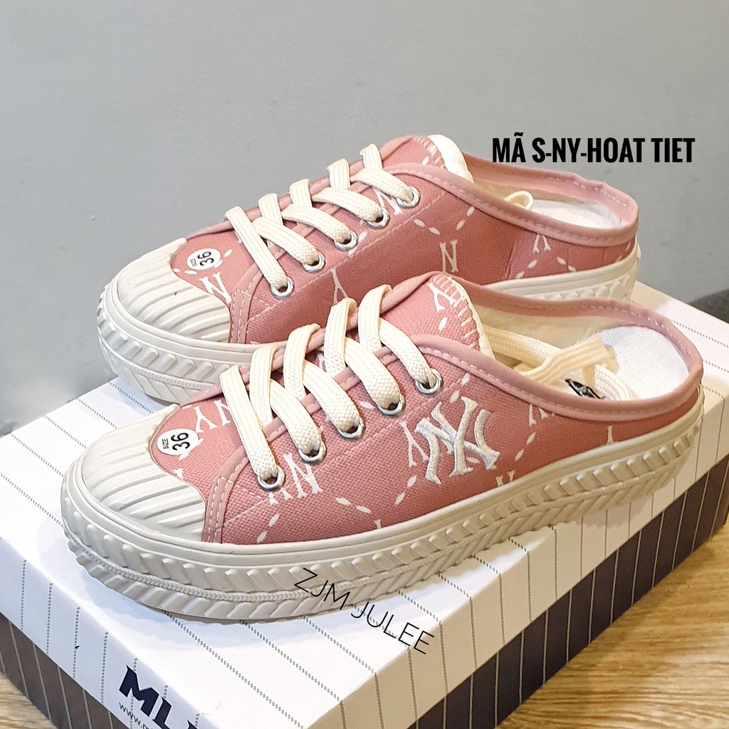 Sục nữ NY canvas cao cấp full màu - chữ thêu nổi xịn