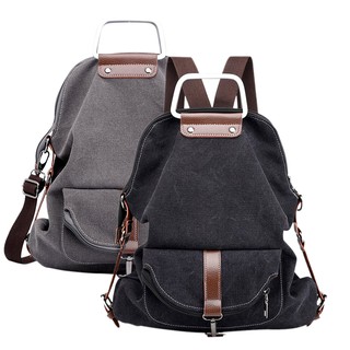 Balo vải canvas kiểu dáng vintage thời trang phong cách cho nữ