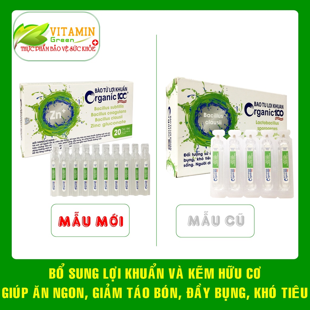 BÀO TỬ LỢI KHUẨN CRGANIC100 GIÚP ĂN NGON, TĂNG CƯỜNG HẤP THU, GIẢM TÁO BÓN, ĐẦY BỤNG, KHÓ TIÊU