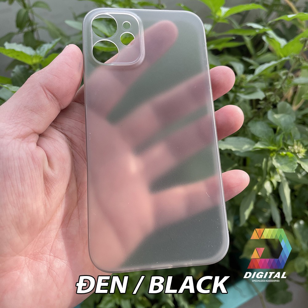 Combo 2 Ốp Lưng Trong Nhám Unibody iPhone 12 Mini Siêu Mỏng