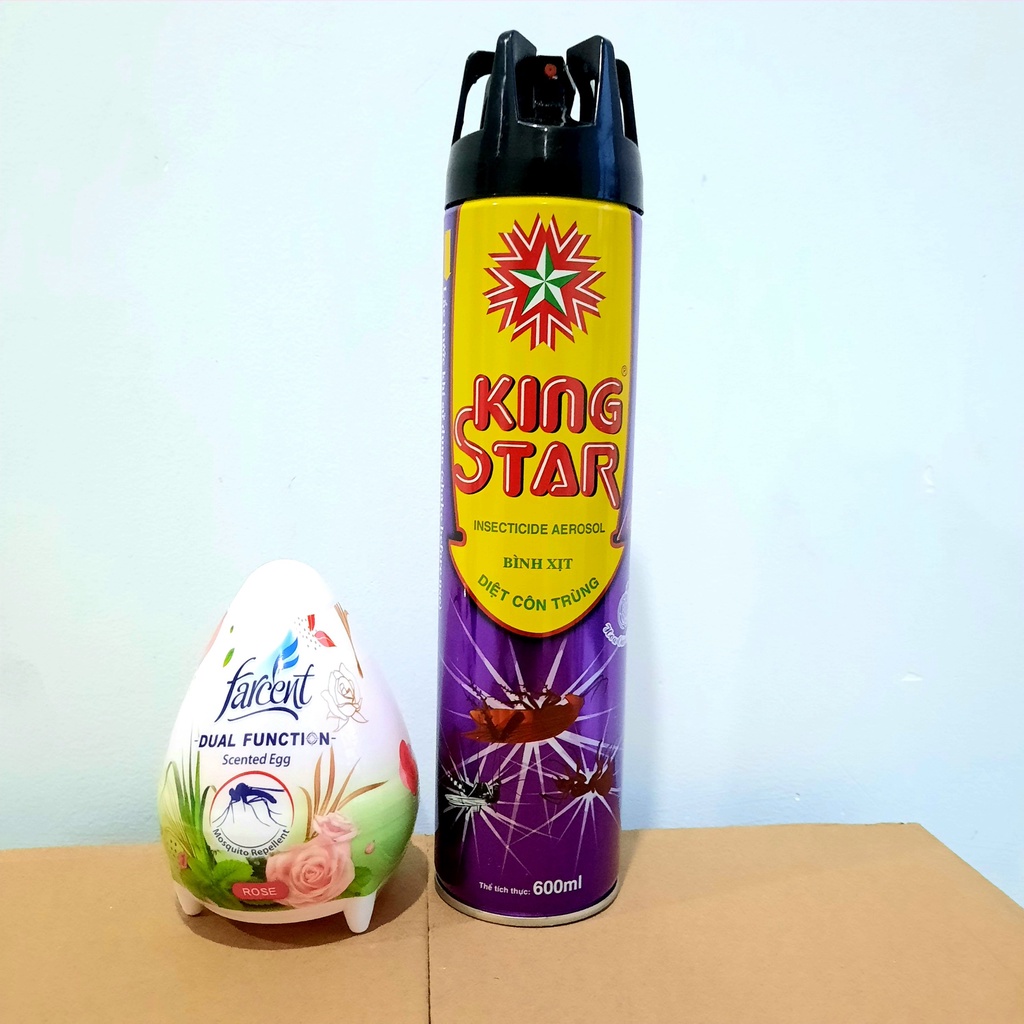 BÌNH XỊT MUỖI, BÌNH XỊT CÔN TRÙNG, DIỆT RUỒI MUỖI KIẾN GIÁN Kingstar - 600ml