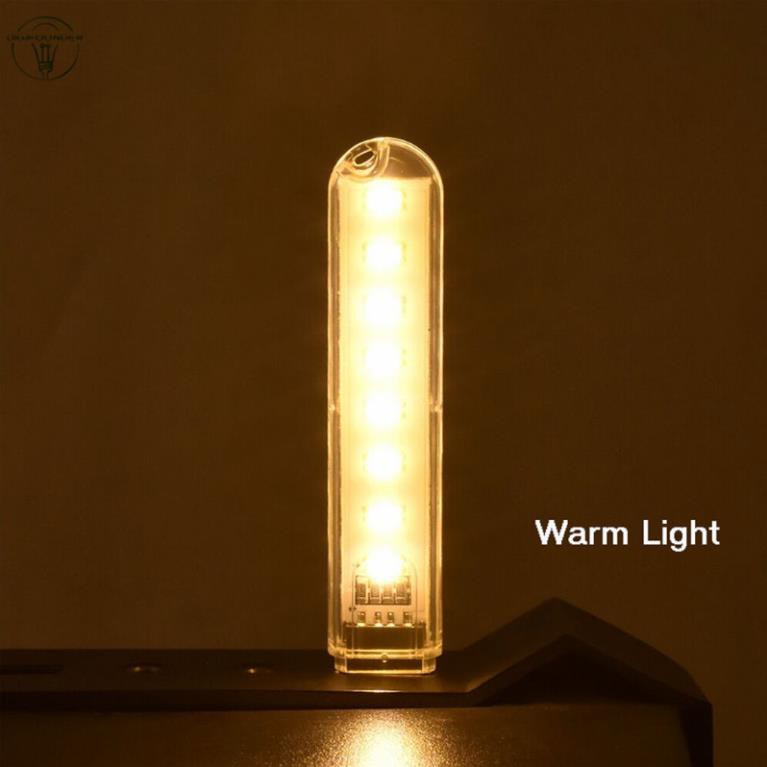 Đèn LED USB Mini 8 Bóng DC 5V Tiện Dụng - HV Store