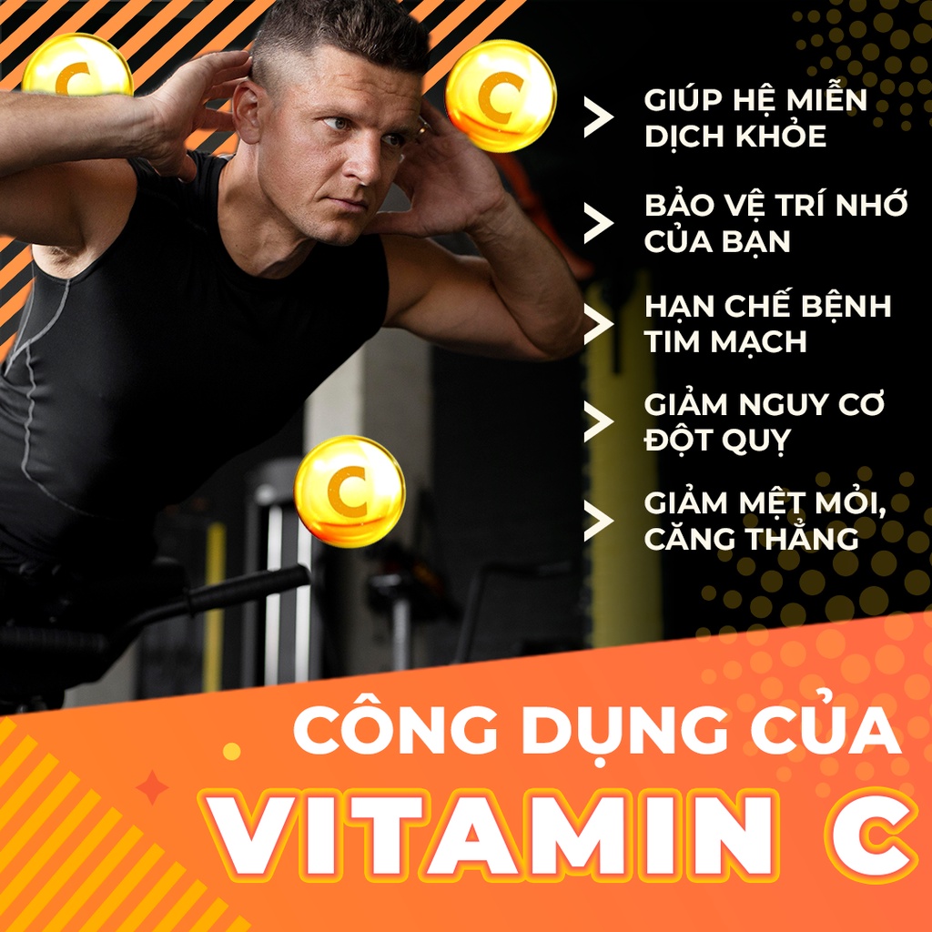 Spring Valley Vitamin C 1000mg TPBS Hỗ Trợ Sức Khoẻ 250 Viên - Từ Mỹ