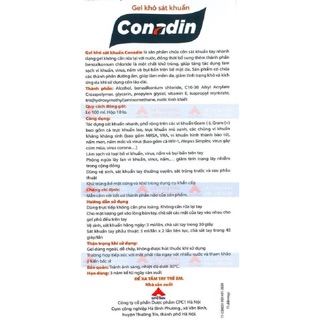 Gel khô sát khuẩn Conadin