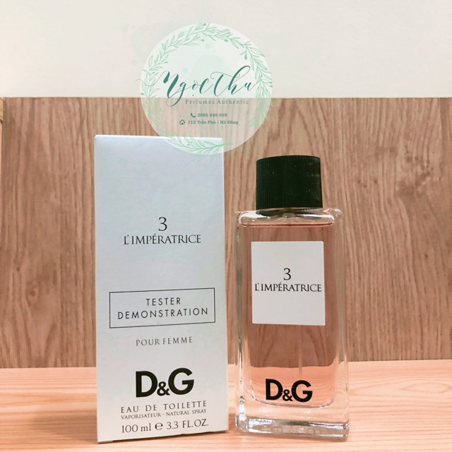 Nước hoa Dolce & Gabbana 3 chiết 10ml