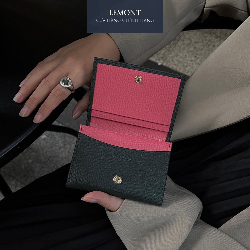 VÍ MINI TINY LEMONT DA BÒ THẬT - WATERMELON