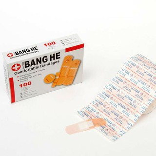 Hộp 100 băng gạc cá nhân nhiều kích thước
