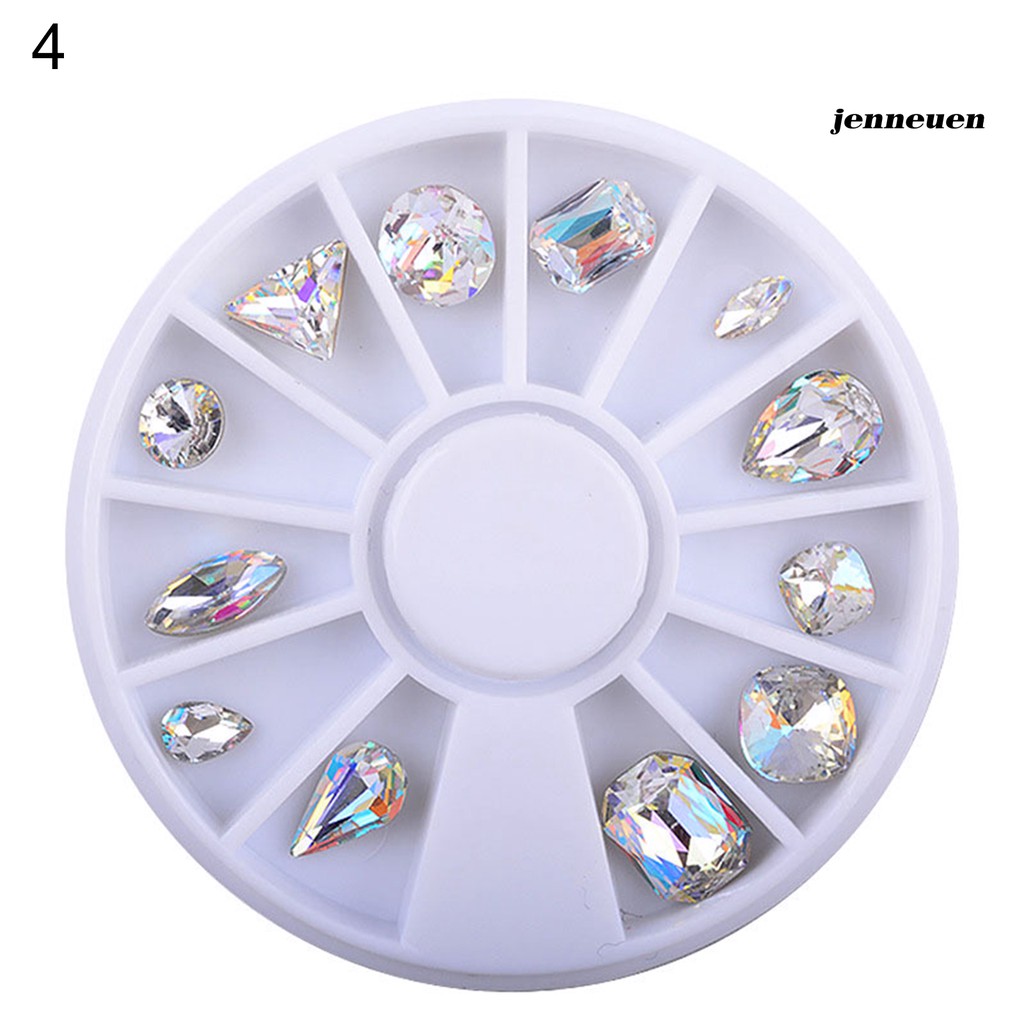 [Hàng mới về] Hộp Phụ Kiện Trang Trí Móng Tay 3D DIY Thời Trang