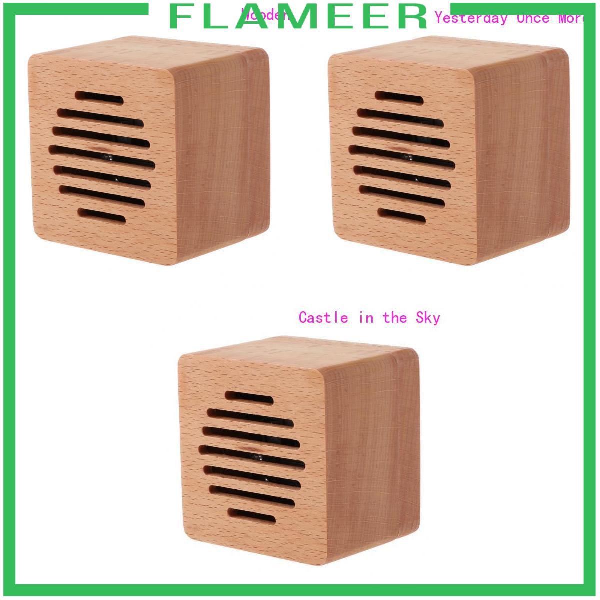 [FLAMEER] 1Pc Kids Musical Instrumen Toys Wooden Mini Music Box Play Melodious &quot;Canon&quot;