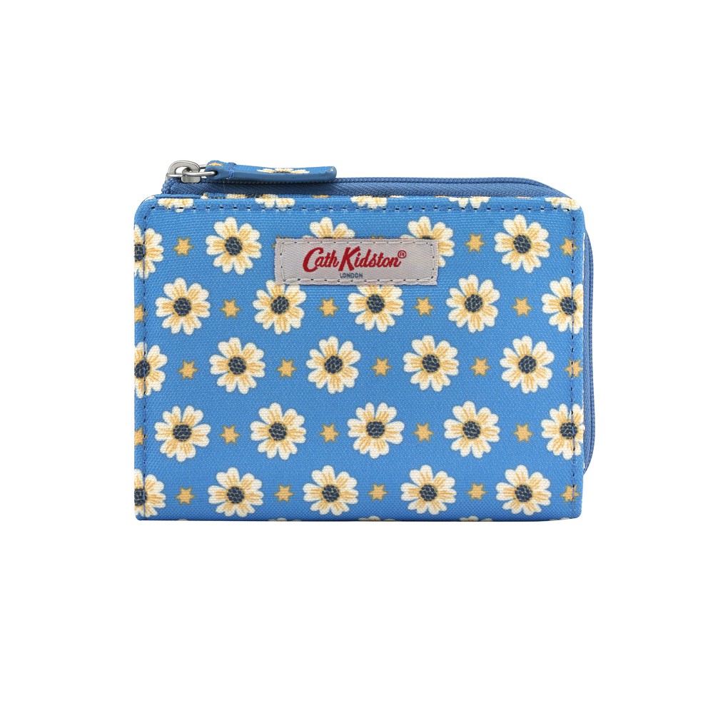 Cath Kidston - Ví cầm tay Slim Pocket Purse Daisy Star - 982986 - Cornflower Blue