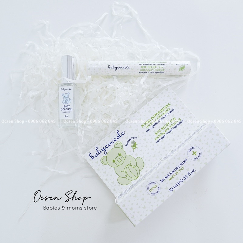 [Chính hãng] Bút chấm vết muỗi đốt chiết xuất hạnh nhân và dầu oliu Babycoccole 0M+