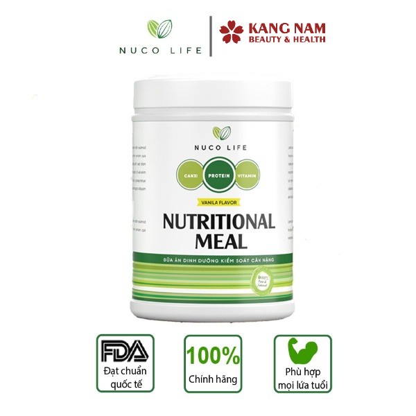Bữa ăn dinh dưỡng hỗ trợ kiểm soát cân nặng Nuco Life Nutritional Meal 400g