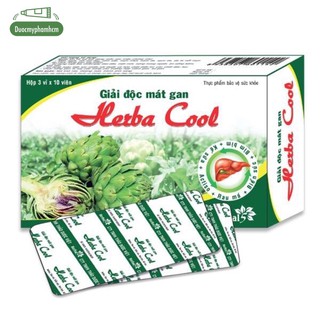 Giải Độc Mát Gan Herba Cool (hộp 3 vỉ x 10 viên nang)