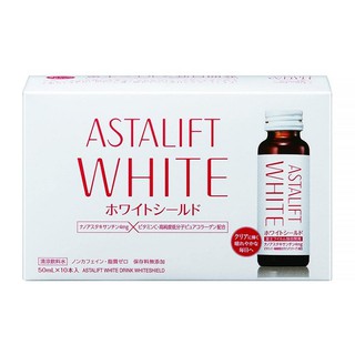 Hộp 10 lọ hỗ trợ làm sáng da Astalift White Drink Whiteshield