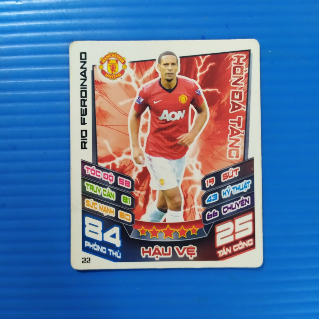 [Một thẻ] Thẻ cầu thủ bóng đá thẻ Poca Match Attax 12-13 mùa 2012-2013 thẻ cũ 2nd tổng hợp 2