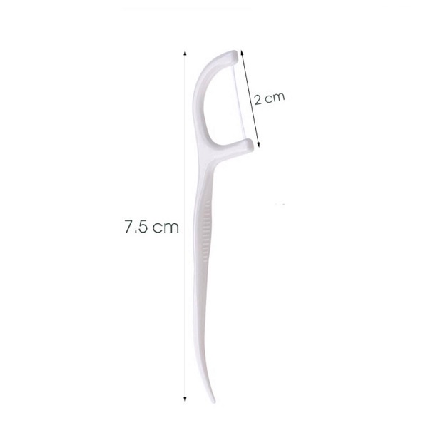 Hộp 50 Chiếc Tăm Chỉ Nha Khoa Sợi Chỉ Mảnh