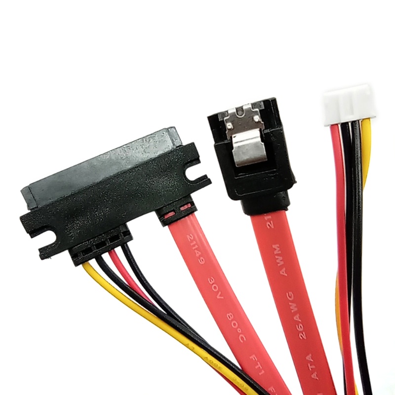 Cáp mở rộng SATA truyền dữ liệu với đầu cắm 22 chấu (7+15) 16.54in (42cm)