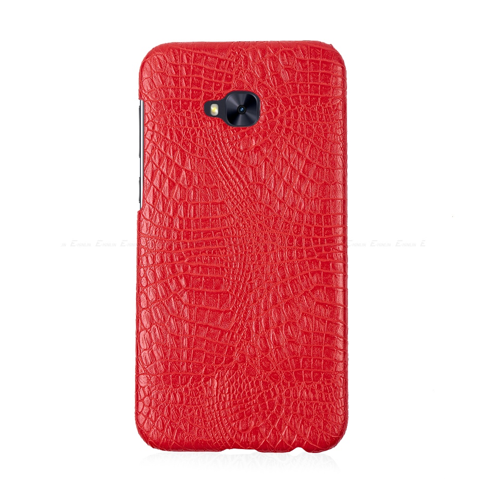 Ốp Điện Thoại Nhựa Cứng Họa Tiết Da Cá Sấu Thời Trang Cho ASUS ZenFone 4 Max Plus Selfie Pro ZC554KL ZE554KL ZC520KL ZD552KL ZD553KL
