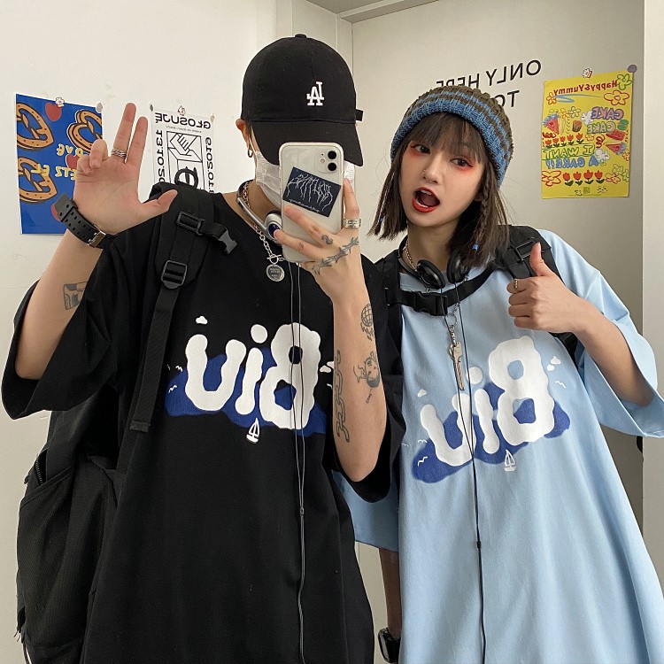 Áo thun tay lỡ cặp đôi form rộng Yinxx, áo cặp Unisex phong cách Ulzzang ATL944