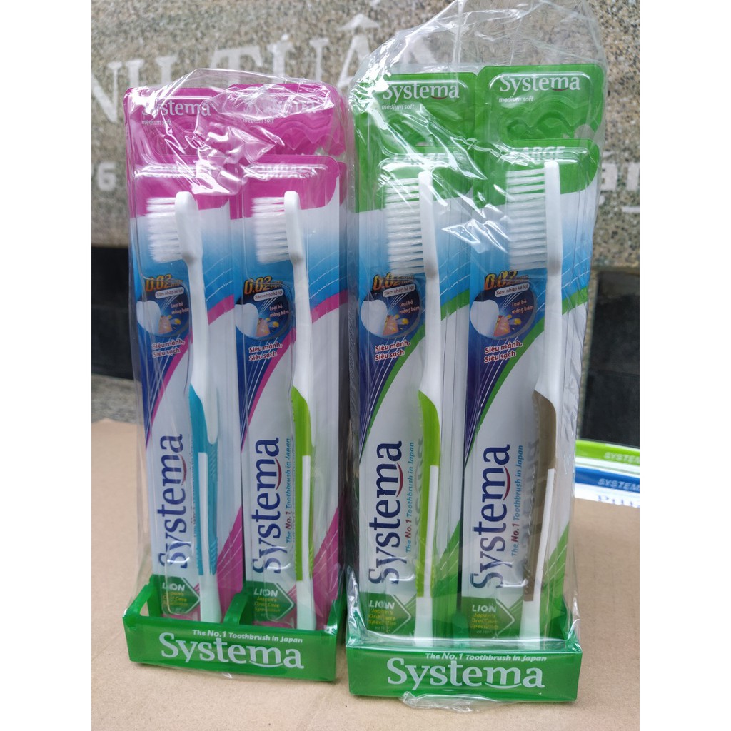 12 cây BCĐR Systema Large hộp màu xanh lá (cỡ Đại)