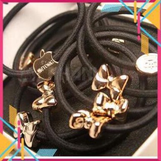 Combo 5 dây cột tóc đen hình cute