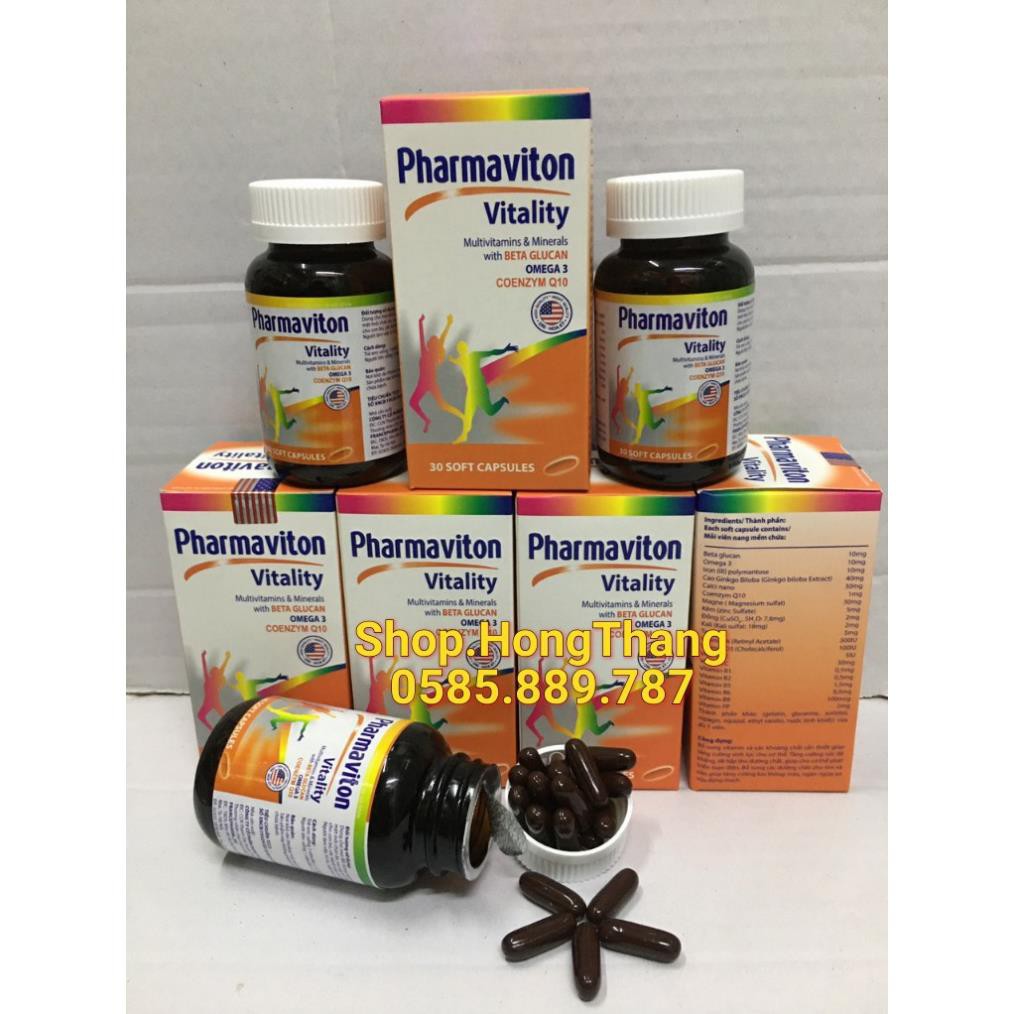 BỒI BỒ CƠ THỂ PHARVITA PLUS 60 Viên, bồi bổ cơ thể, hỗ trợ người suy nhược cơ thể | BigBuy360 - bigbuy360.vn