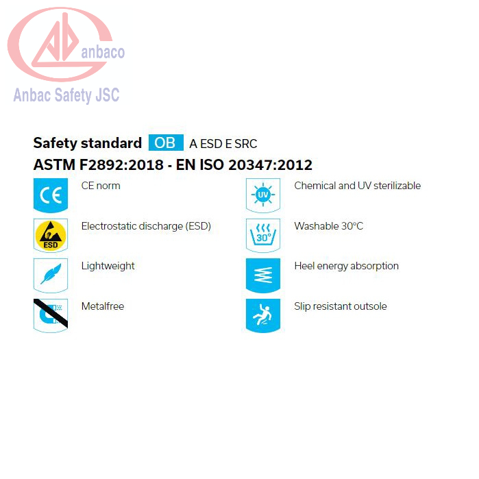 Giày nhựa siêu nhẹ Sonic có lớp đệm phía trong, thoáng khí, Chống sốc & tĩnh điện, Chống trơn trượt, Chống thấm nước