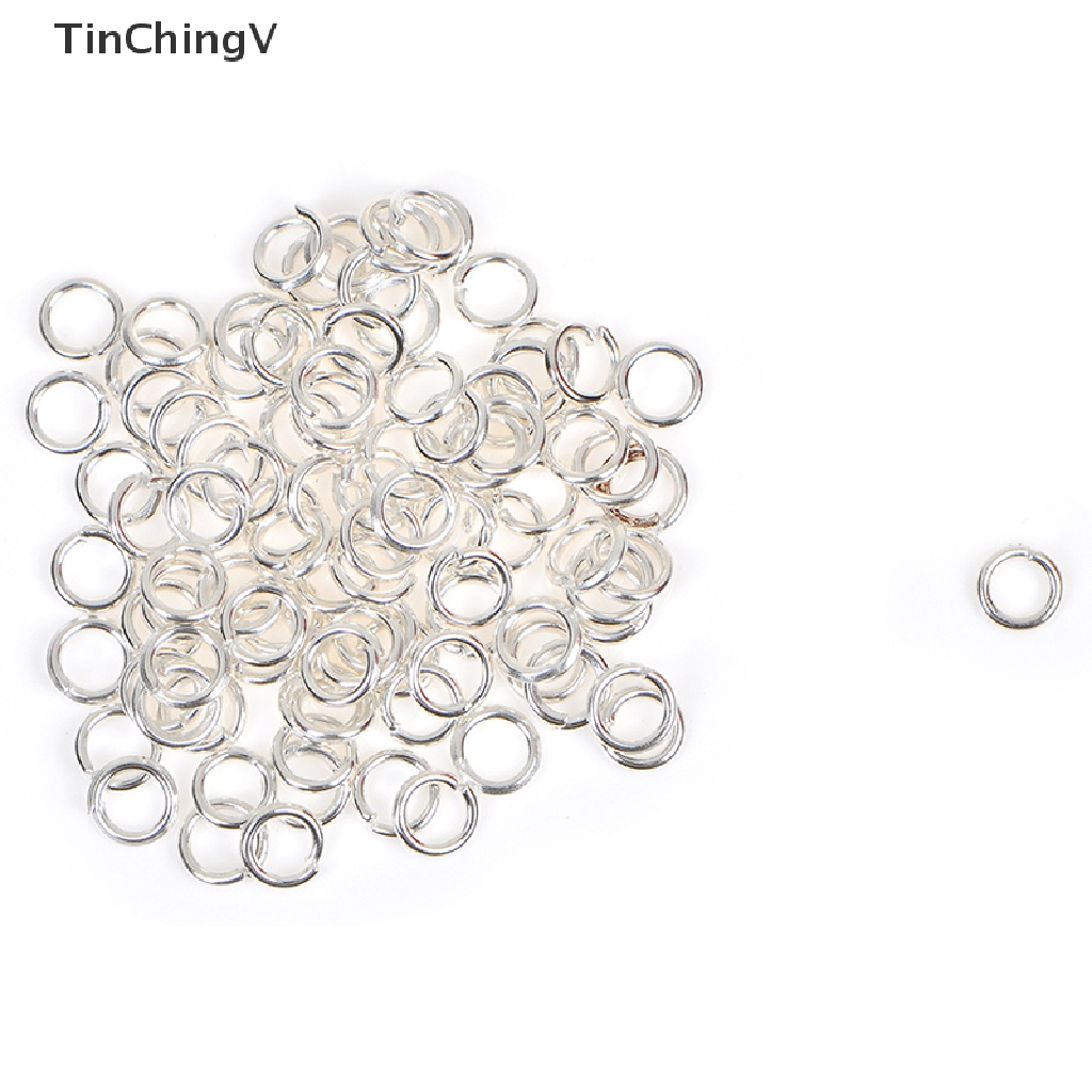 Vòng Nối Mở 3 / 4 / 6mm Màu Vàng / Bạc Làm Trang Sức DIY