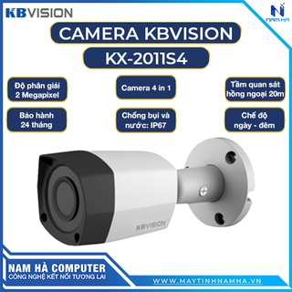 Mua Camera Kbvision KX-2011S4 2.0M thân sắt